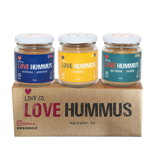 Pack Hummus Aceituna - Original- Ajo Chilote